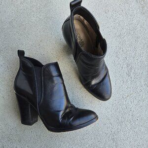 Sz 6 MK Micheal Kors booties ankle boots heel